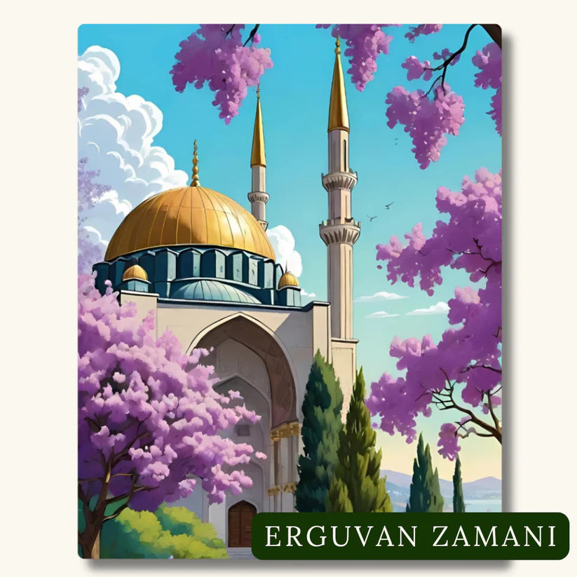 safiya™ İslami Eserler Numaralı Boyanabilir Tablo Seti