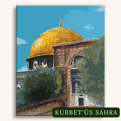 safiya™ İslami Eserler Numaralı Boyanabilir Tablo Seti