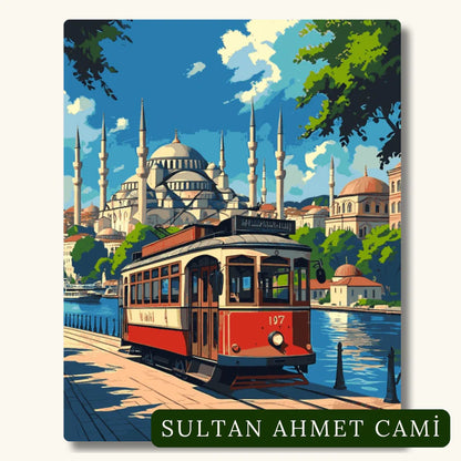 safiya™ İslami Eserler Numaralı Boyanabilir Tablo Seti