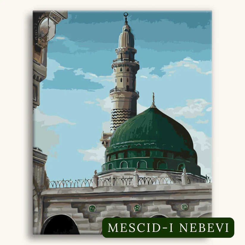 safiya™ İslami Eserler Numaralı Boyanabilir Tablo Seti