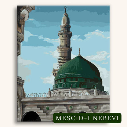 safiya™ İslami Eserler Numaralı Boyanabilir Tablo Seti