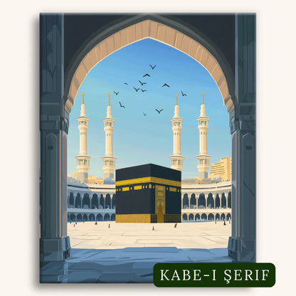 safiya™ İslami Eserler Numaralı Boyanabilir Tablo Seti